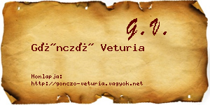 Göncző Veturia névjegykártya